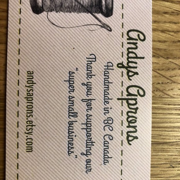 St Patrick's Shamrock  Clover Apron.  Handmade in Canada - Picture 3 of 3